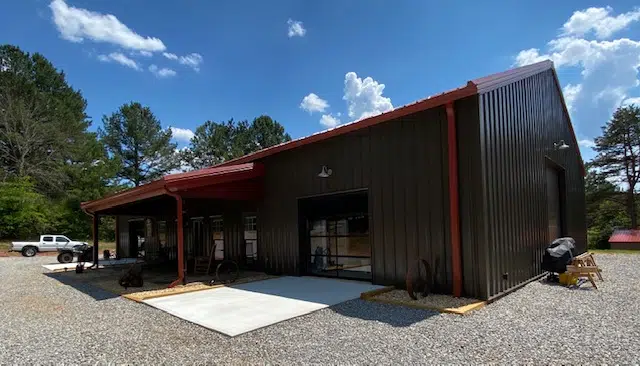 Custom steel barndominium