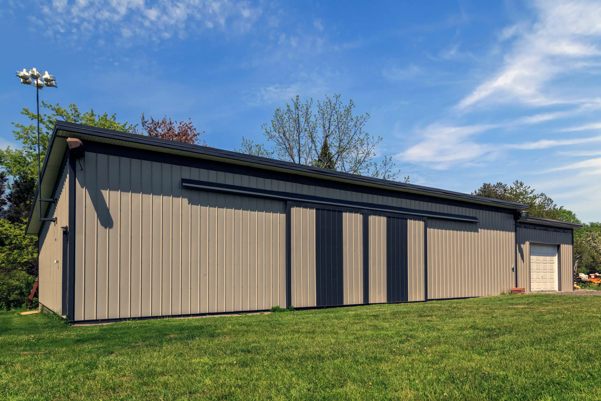 Steel garage